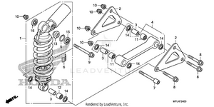 Rear Shock Absorber Schematic