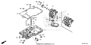 Oil Pan@oil Pump Schematic
