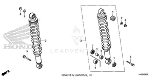 Rear Shock Absorber Schematic