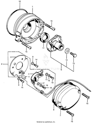 Points + Spark Advancer Schematic