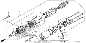 Starter Motor Schematic