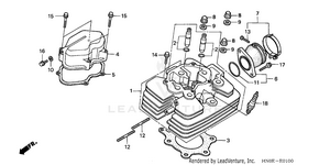 Cylinder Head Schematic