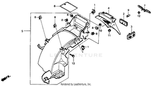 Rear Fender Schematic