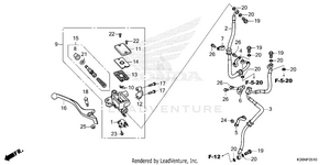 Front Brake Master       Cylinder 2 Schematic