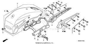 Rear Fender + Grab Rail Schematic