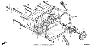 Right Crankcase Cover Schematic