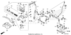 Front Brake Master       Cylinder Schematic