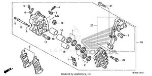 Right Front Brake Caliper (abs) Schematic