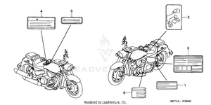 Caution Label Schematic