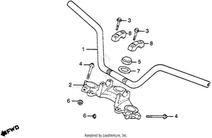 Handlebar + Top Bridge 84 Schematic