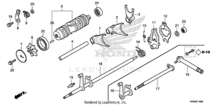 Gear Shift Fork Schematic