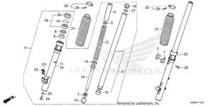 Front Fork Schematic
