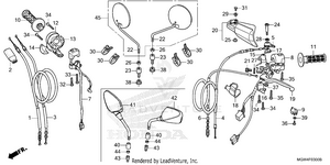 Handle Lever@switch@cable Schematic