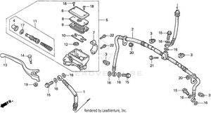 Front Brake Master Cylinder Schematic