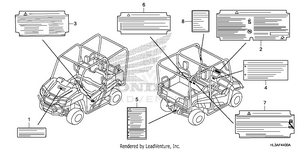 Caution Label Schematic