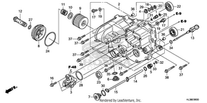 Front Crankcase Cover Schematic