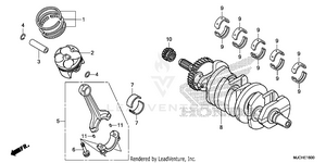 Crankshaft@piston Schematic
