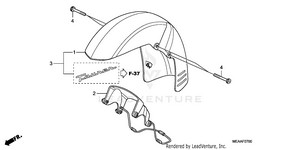 Front Fender Schematic
