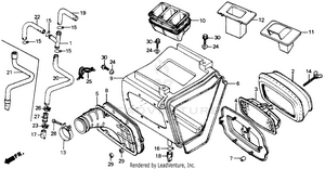 Air Cleaner 86-93 Schematic