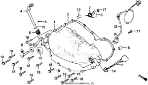 Right Crankcase Cover Schematic
