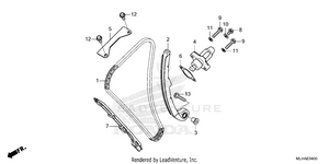 Cam Chain@tensioner Schematic