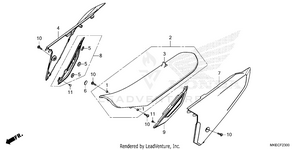 Seat@side Cover Schematic