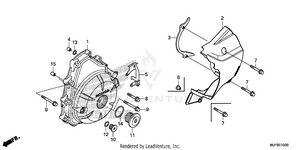 Alternator Cover Schematic