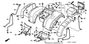 Rear Fender Schematic