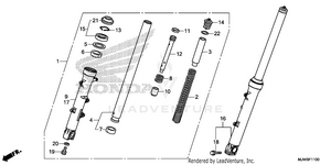 Front Fork Schematic