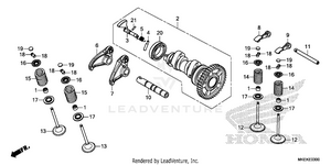 Camshaft@valve Schematic