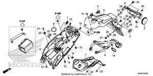 Rear Fender Schematic