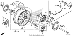 Rear Wheel Schematic