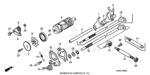 Gearshift Drum Schematic