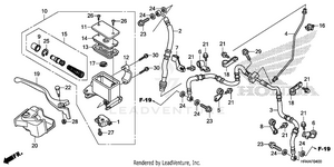 Front Brake Master       Cylinder Schematic
