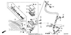 Front Brake Master       Cylinder (2) Schematic