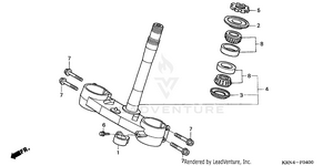 Steering Stem ('04-'07) Schematic