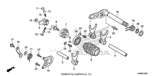 Gearshift Drum Schematic