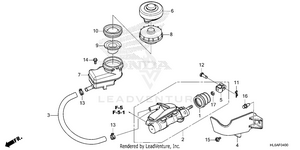 Brake Master Cylinder Schematic