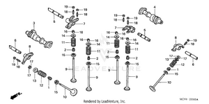 Camshaft + Valve Schematic