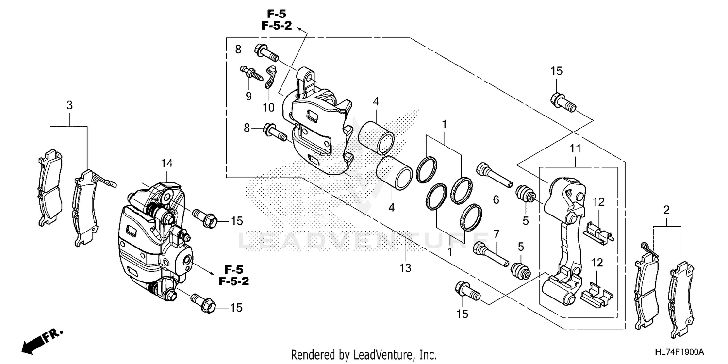 FRONT BRAKE CALIPER