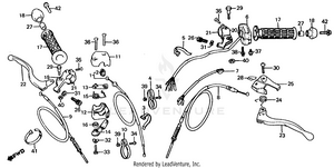 Control Levers + Switches + Cables Schematic