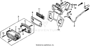 Xl500r Taillight 82 Schematic