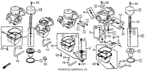 Carburetor Comp. Parts Schematic