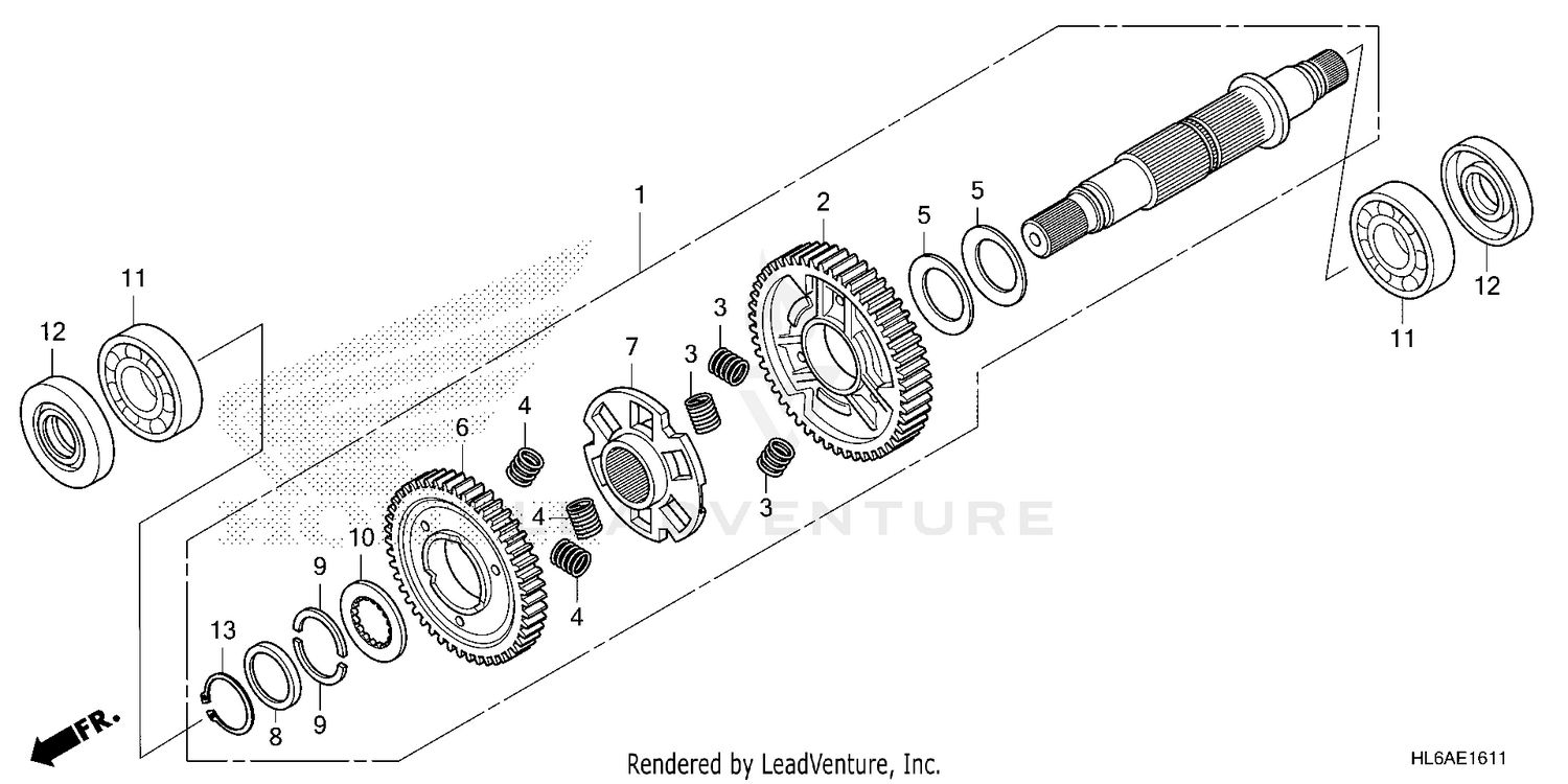 FINAL DRIVEN SHAFT