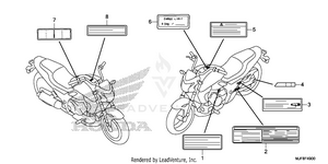 Caution Label Schematic