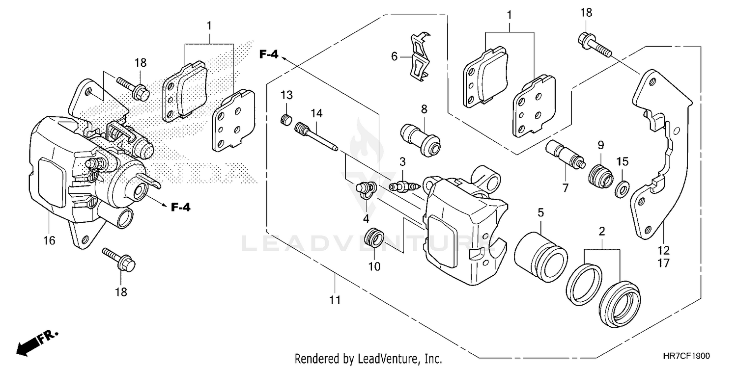 FRONT BRAKE CALIPER