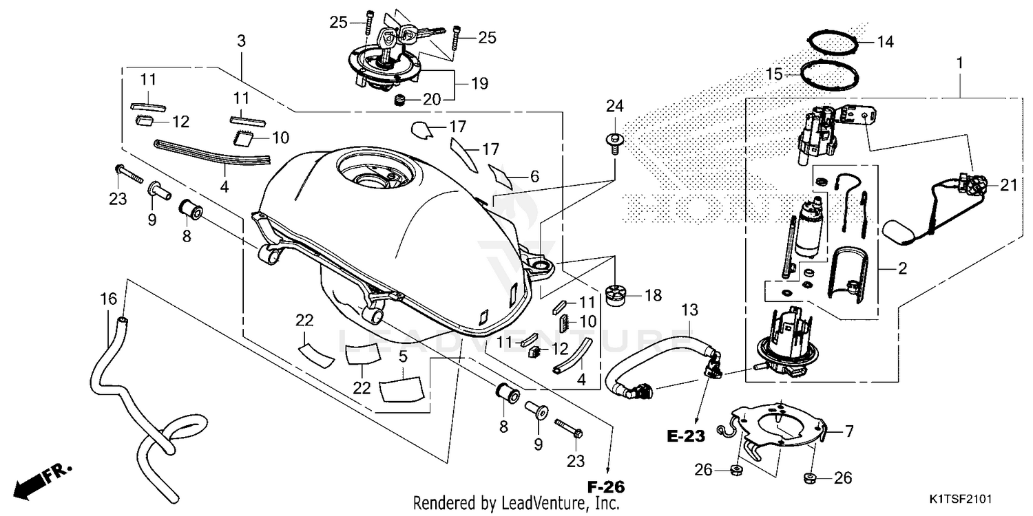 FUEL TANK (CRF300LRA)