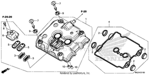Cylinder Head Cover Schematic