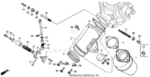 Exhaust Manifold 84-86 Schematic