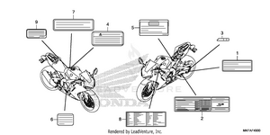 Caution Label Schematic